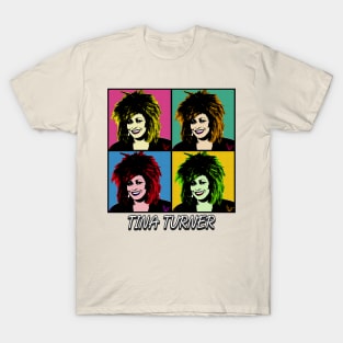 Tina Turner 80s Pop Art Style T-Shirt